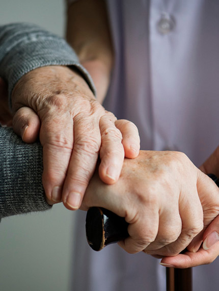 Dedicated staff caring for seniors at Nethu Priyaa Home