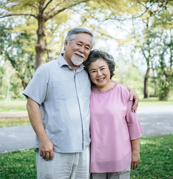Senior exercise and outdoor walks